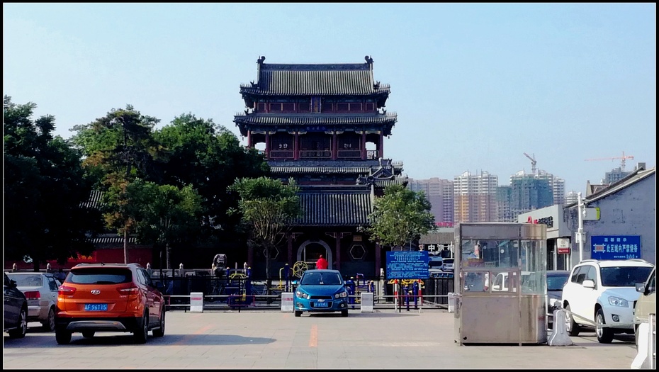 A scenic view of Baoding Bell Tower