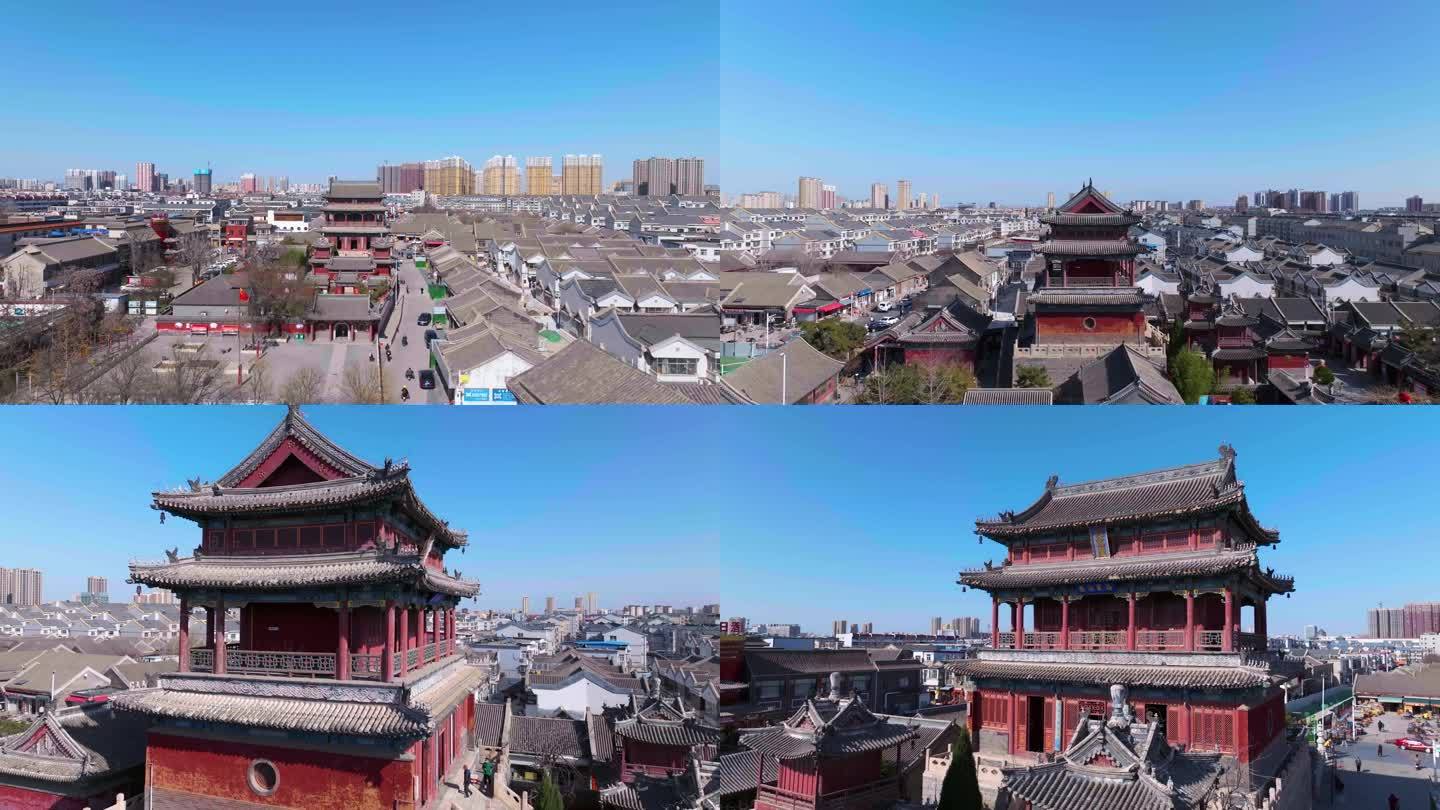 A scenic view of Baoding Daci Pavilion