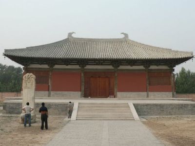 A scenic view of Baoding Diaoyutai Site
