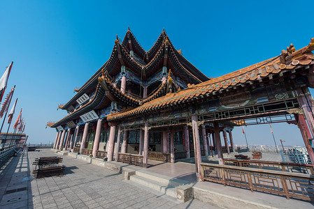 A scenic view of Baoding Dingxian Kaiyuan Temple Pagoda