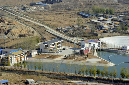 A scenic view of Baoding Dongheishan Site