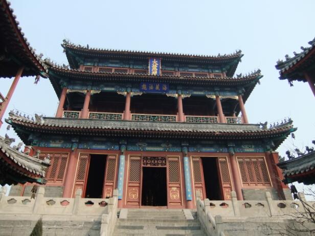 A scenic view of Baoding Geyuan Temple