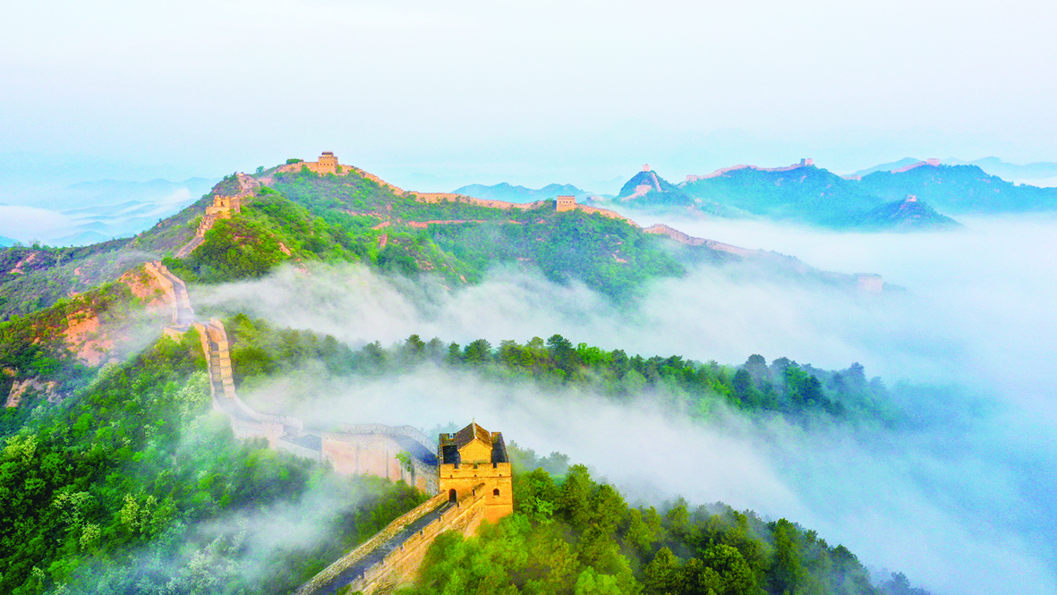 A scenic view of Baoding Guangyuan Garden