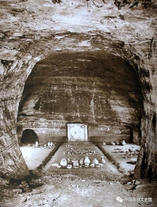 A scenic view of Baoding Han Zhongshan King Tomb
