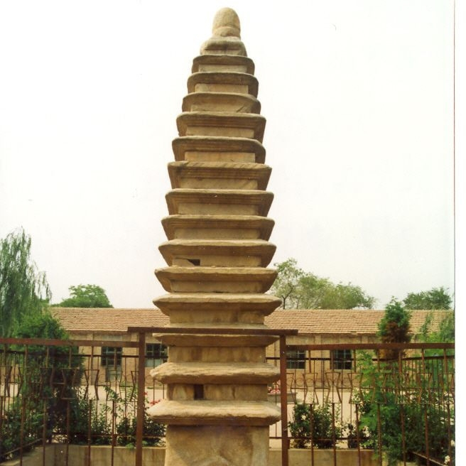 A scenic view of Baoding Jiecun Xingguo Temple Pagoda