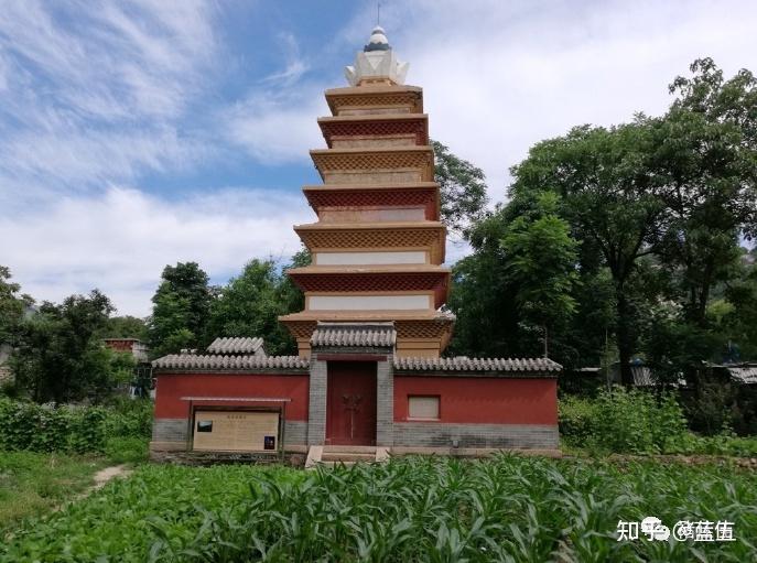 A scenic view of Baoding Jiecun Xingguo Temple Pagoda