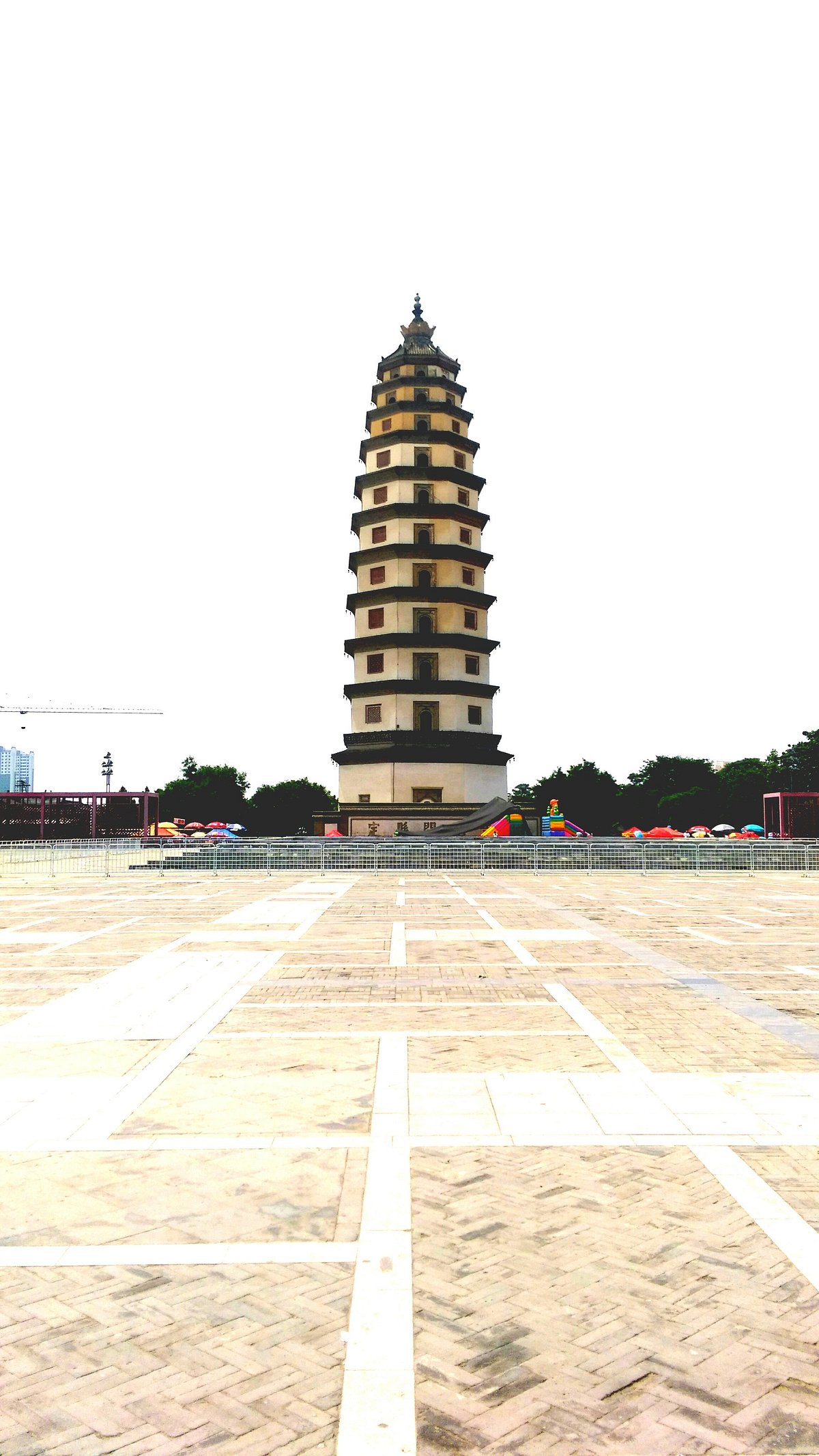 A scenic view of Baoding Jingzhong Yuan Pagoda Base And Crypt