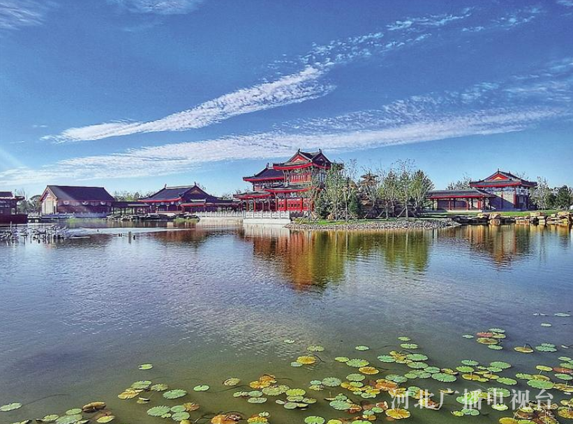 A scenic view of Baoding Jinmen Sluice Gate