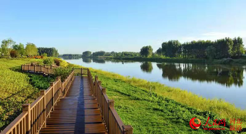 A scenic view of Baoding Jinmen Sluice Gate