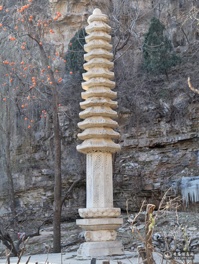 A scenic view of Baoding Jinshan Temple Relic Pagoda