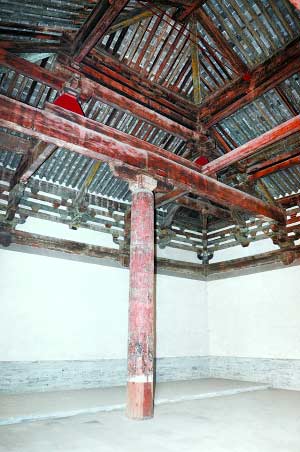 A scenic view of Baoding Kaishan Temple