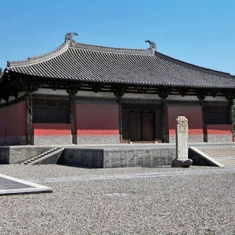 A scenic view of Baoding Kaishan Temple