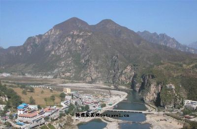 A scenic view of Baoding Laishui Longyan Temple Pagoda