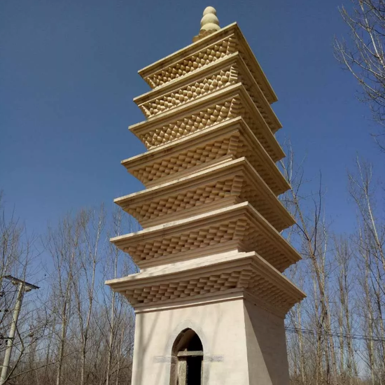 A scenic view of Baoding Laishui Longyan Temple Pagoda