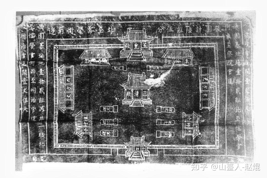 A scenic view of Baoding Longxing Guan Daodejing Pillar
