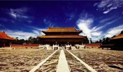 A scenic view of Baoding Longxing Guan Daodejing Pillar