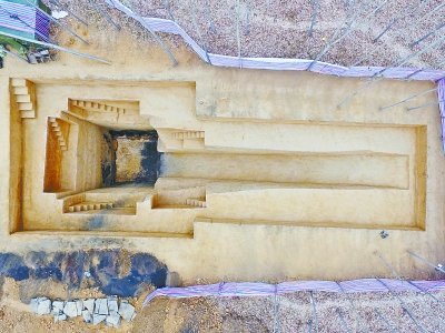 A scenic view of Baoding Mancheng Han Tomb Zhongshan Jing Wang