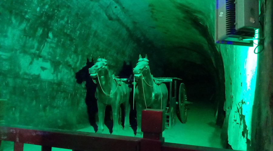 A scenic view of Baoding Mancheng Han Tomb Zhongshan Jing Wang