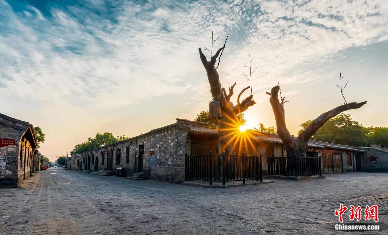 A scenic view of Baoding Nanyang Site