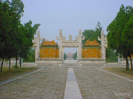 A scenic view of Baoding Nanzhuangtou Site