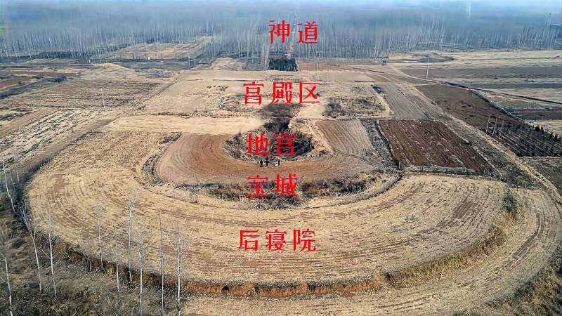 A scenic view of Baoding Prince Yixian Tomb