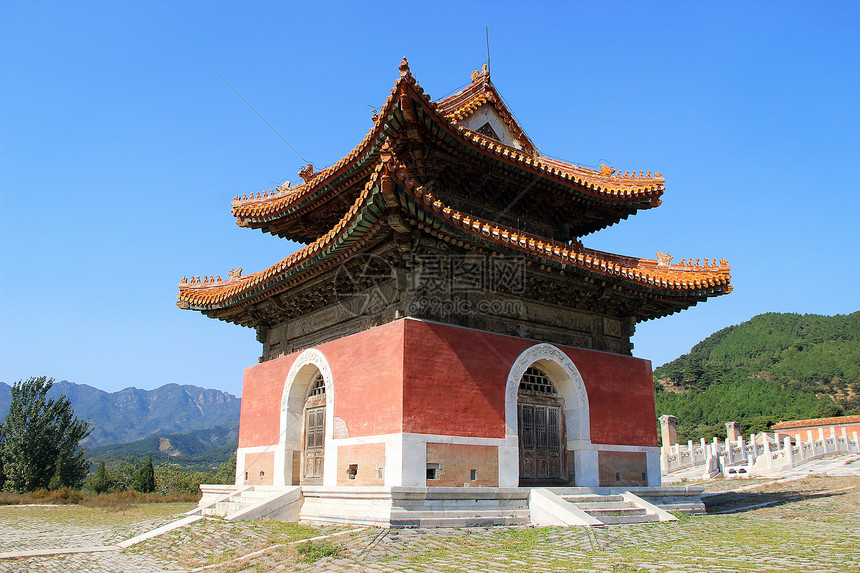A scenic view of Baoding Qing Western Tombs