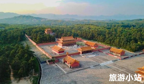 A scenic view of Baoding Qing Western Tombs