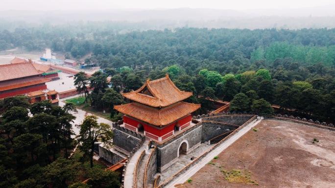 A scenic view of Baoding Qing Western Tombs