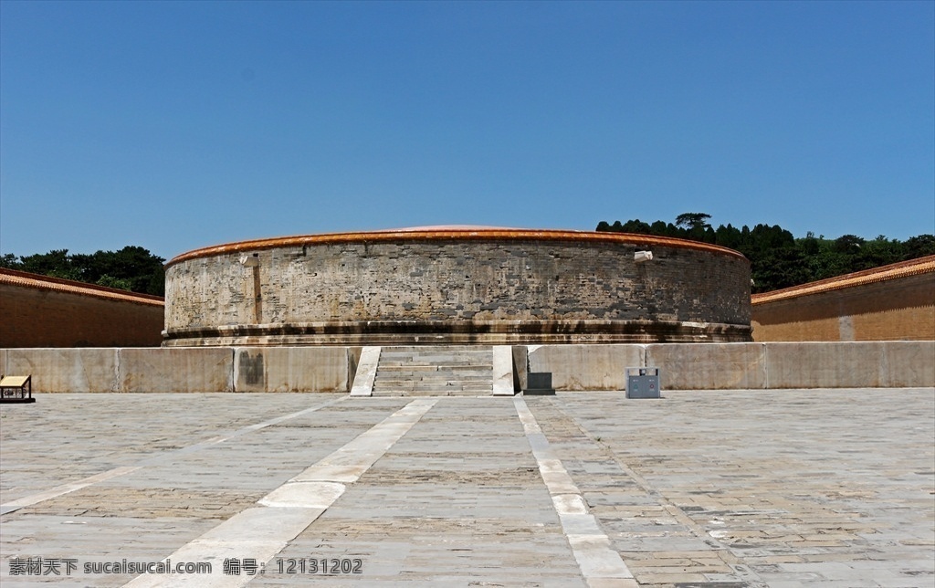 A scenic view of Baoding Qing Western Tombs