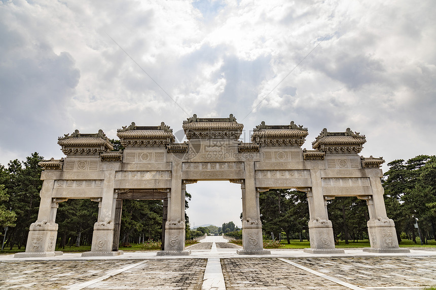 A scenic view of Baoding Qing Western Tombs