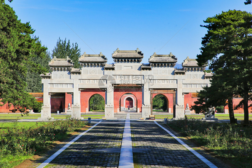 A scenic view of Baoding Qing Western Tombs