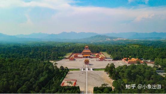 A scenic view of Baoding Qing Western Tombs