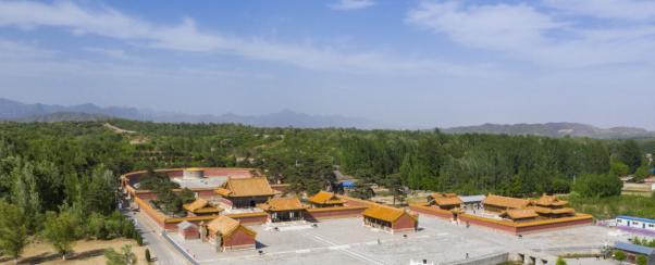 A scenic view of Baoding Qing Western Tombs