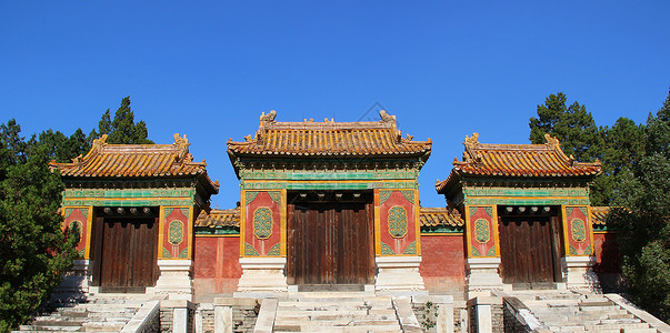 A scenic view of Baoding Qing Western Tombs