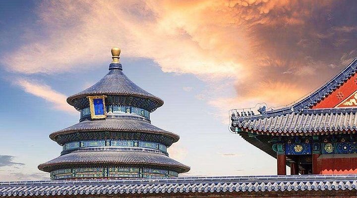 A scenic view of Baoding Qinghua Temple Flower Pagoda