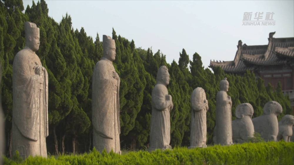 A scenic view of Baoding Song Ancestral Tombs