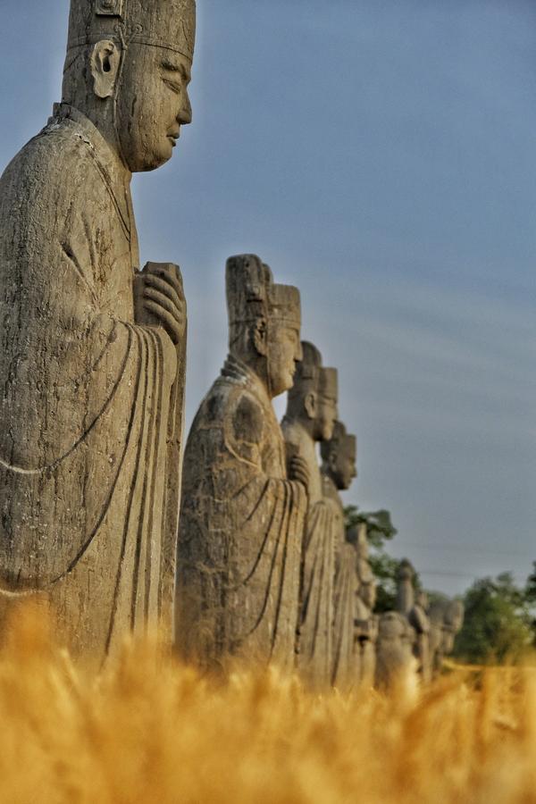 A scenic view of Baoding Song Ancestral Tombs