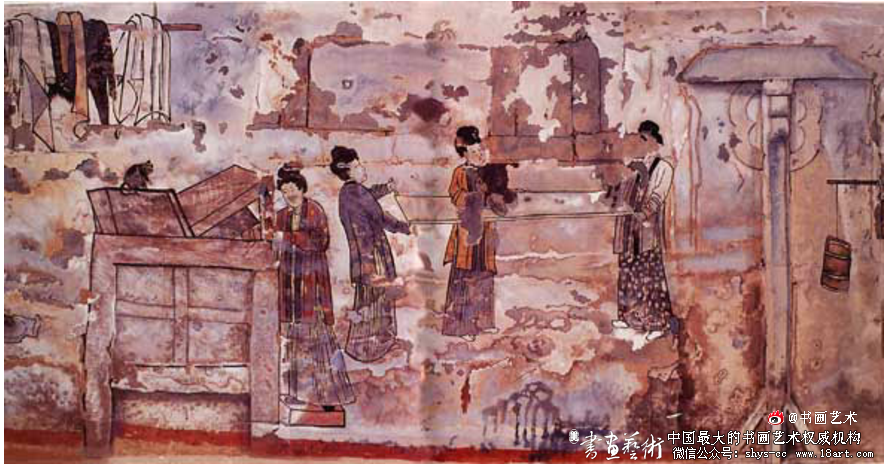 A scenic view of Baoding Suoyaocun Mural Tomb