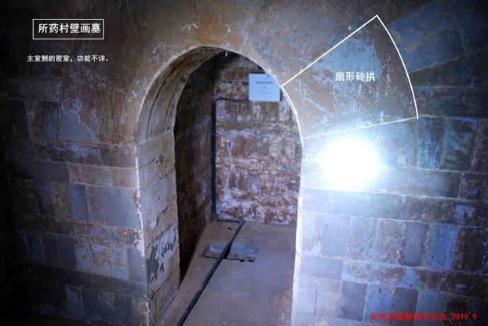 A scenic view of Baoding Suoyaocun Mural Tomb
