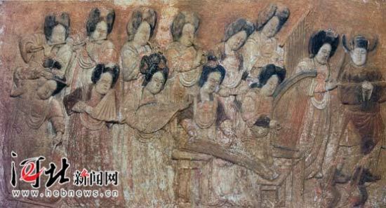 A scenic view of Baoding Wang Chuzhi Tomb