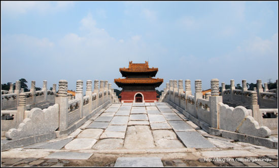 A scenic view of Baoding Xigang Pagoda