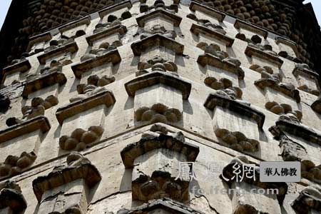 A scenic view of Baoding Xiude Temple Pagoda