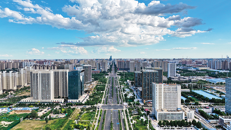 A scenic view of Baoding Yan Xiadu Ruins