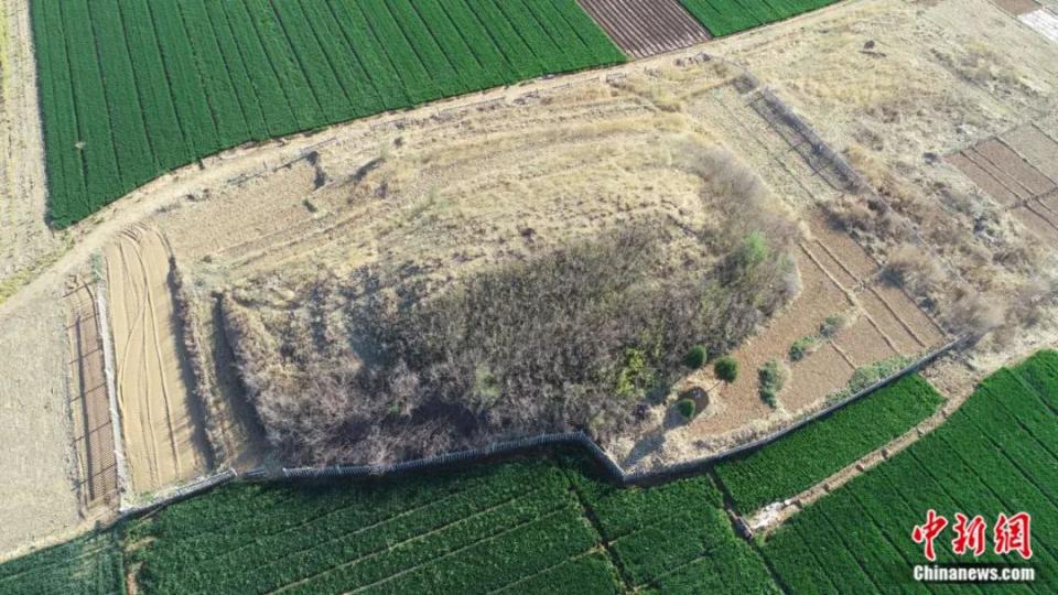 A scenic view of Baoding Yan Xiadu Ruins