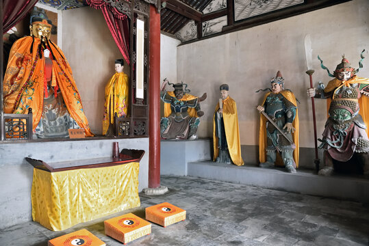 A scenic view of Baoding Yaowang Temple Anguo