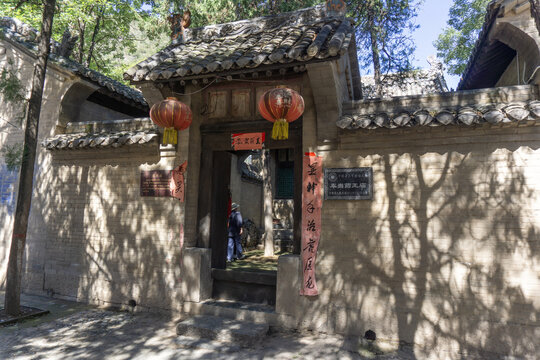 A scenic view of Baoding Yaowang Temple Anguo