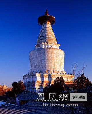 A scenic view of Baoding Yongan Temple Pagoda