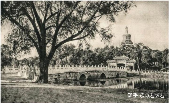 A scenic view of Baoding Yongan Temple Pagoda