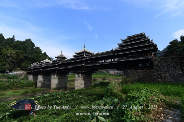 A scenic view of Baoding Yongji Bridge Zhuozhou
