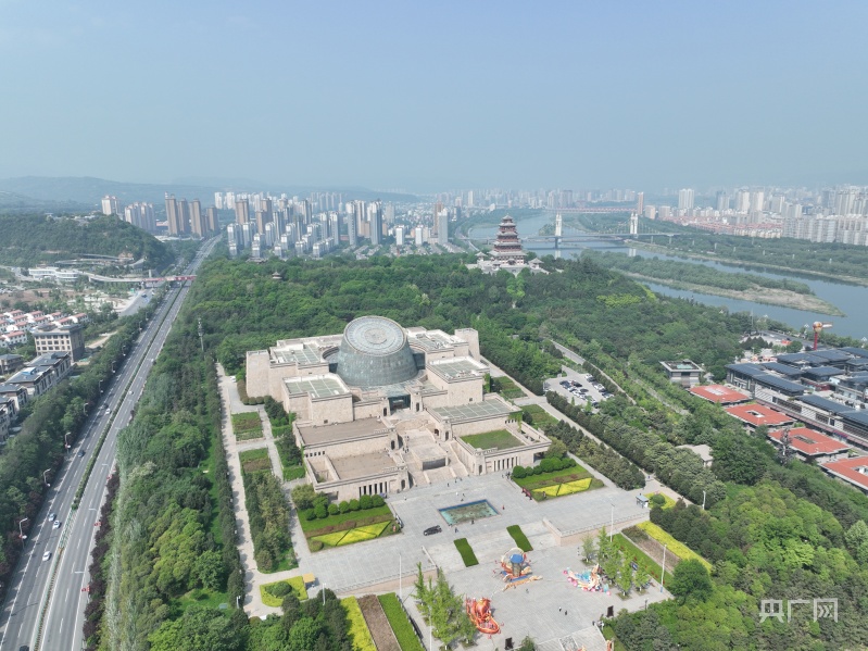A scenic view of Baoji Chengshan Palace Site